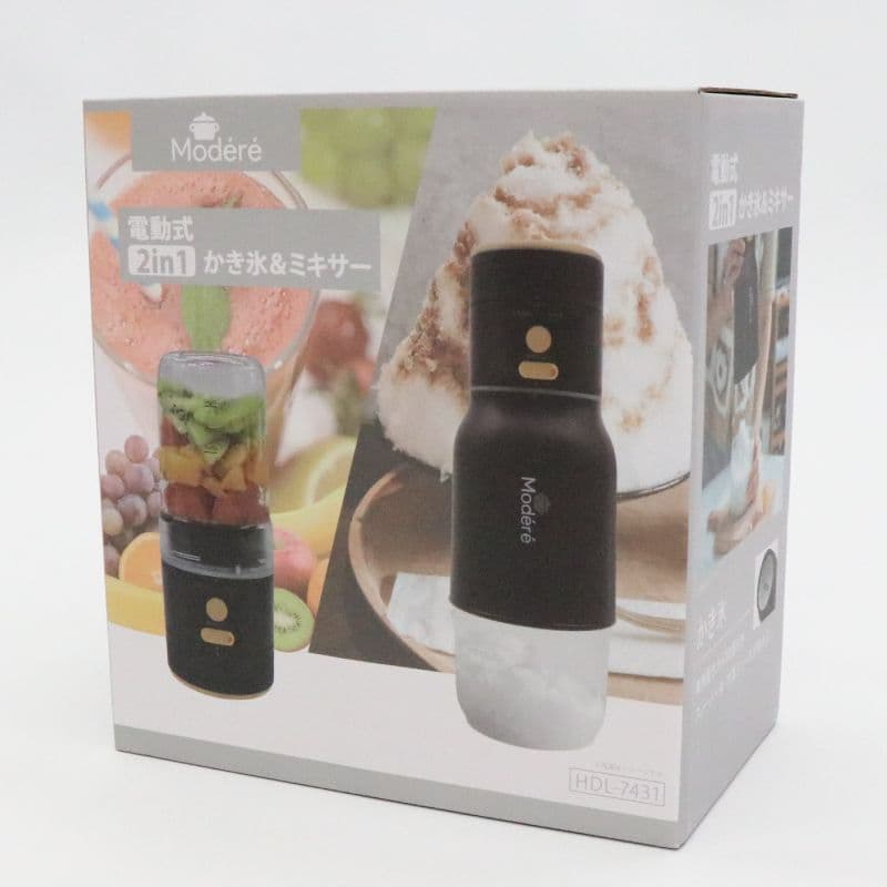 新品　電動式2in1かき氷＆ミキサー
