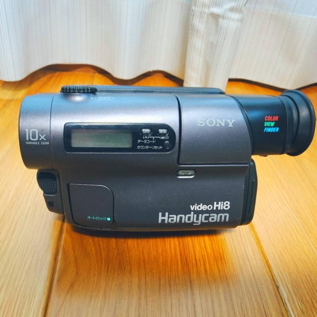 【動作確認済】 SONY Hi8 高画質 ビデオカメラ ACアダプタ セット