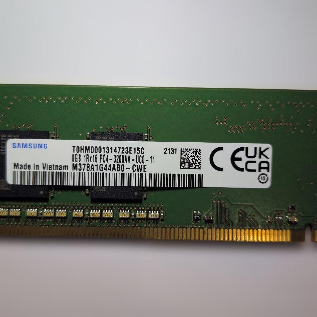 Samsung 8GB DDR4メモリ M378A1G44AB0-CWE