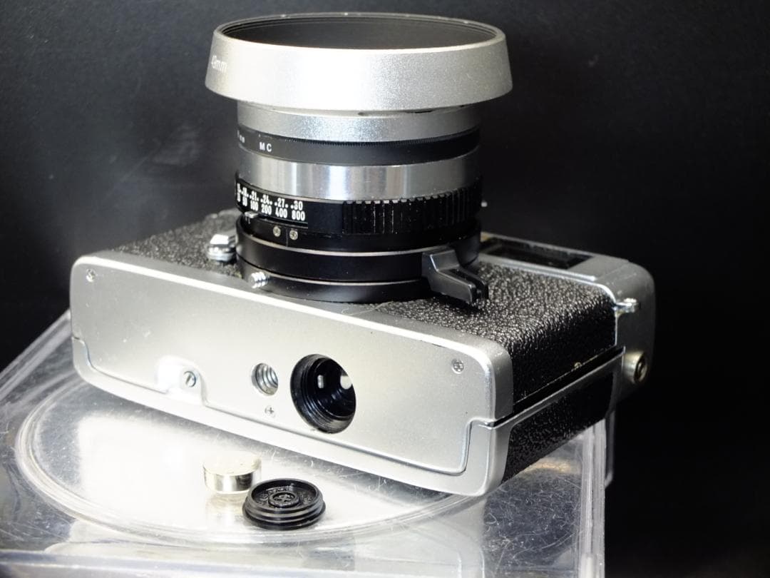 コニカC35FDシルバー／ヘキサノン38mmf1.8【実写確認済整備品】