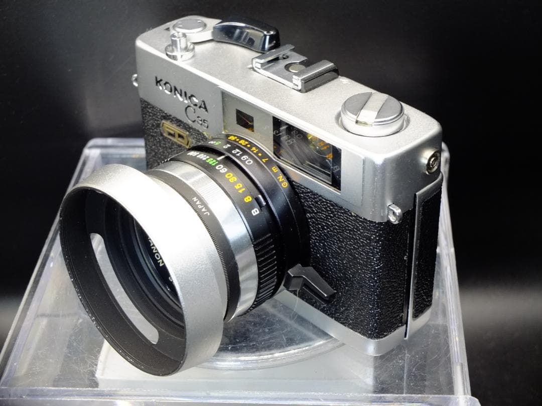 コニカC35FDシルバー／ヘキサノン38mmf1.8【実写確認済整備品】