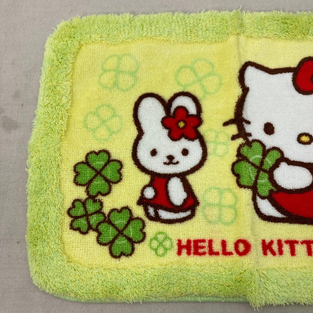 【未使用★2008年製】サンリオ　ハローキティ　マット　バスマット　グリーン