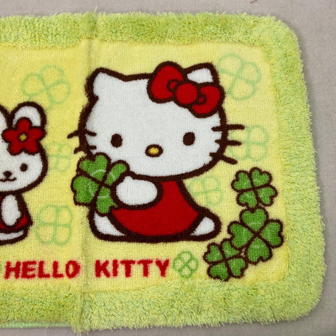 【未使用★2008年製】サンリオ　ハローキティ　マット　バスマット　グリーン
