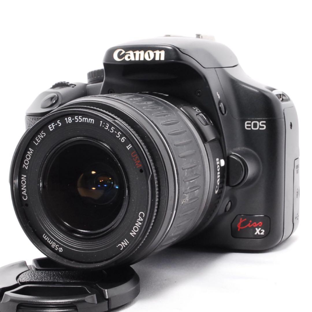 ◆Canon Kiss X2◆ショット数僅か◆一眼レフカメラ◆スマホ転送◆軽量◆