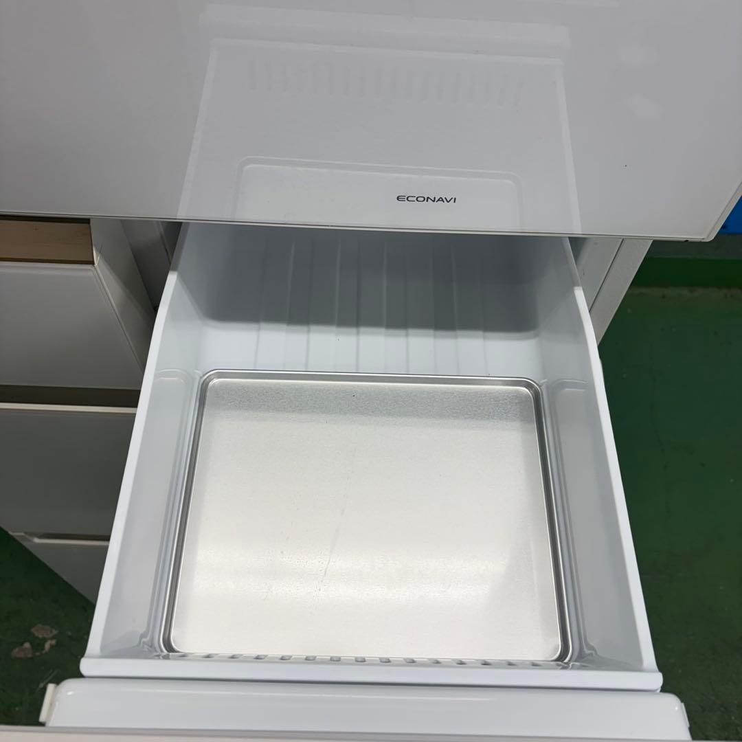 796 大人気パナソニック！大型冷蔵庫　ガラストップ　自動製氷　406L 右開き
