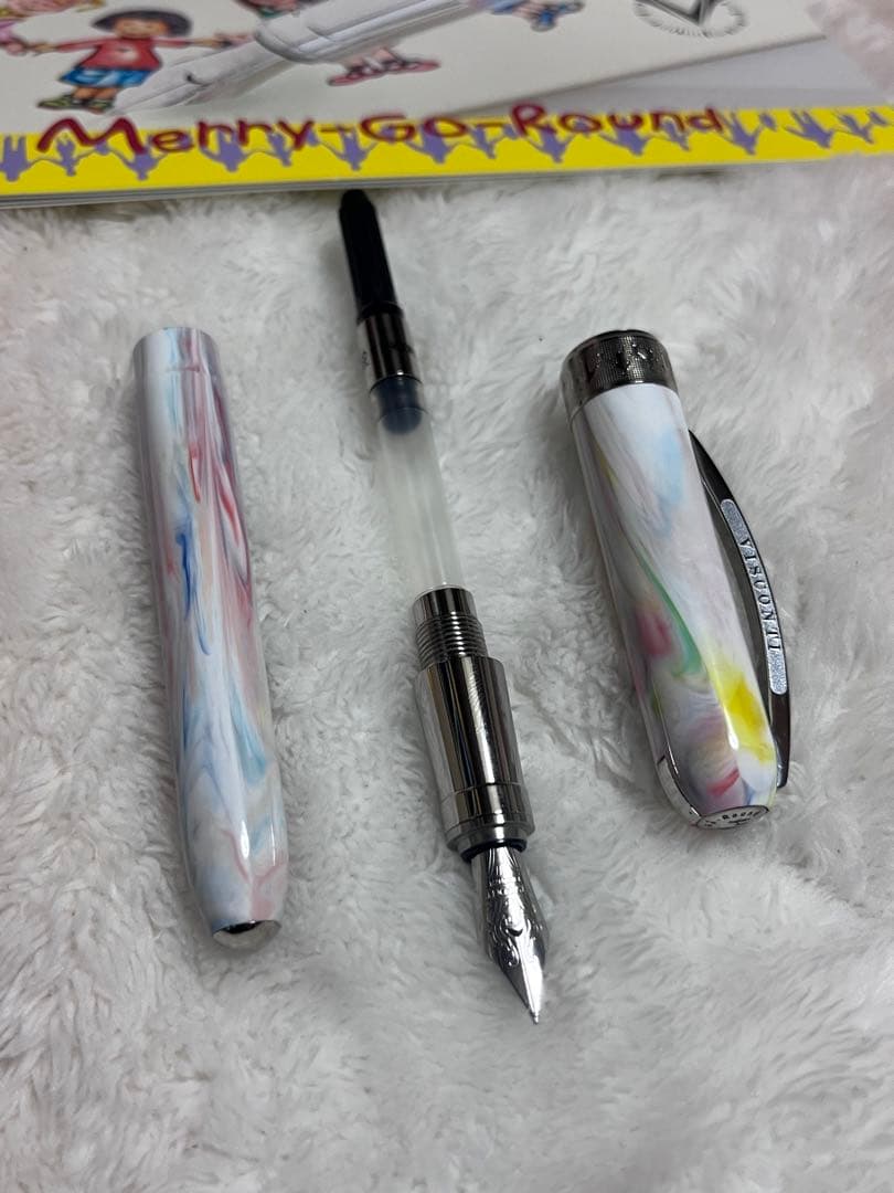 ☆廃盤 未使用品 ヴィスコンティ メリーゴーランド 万年筆 ニブF☆