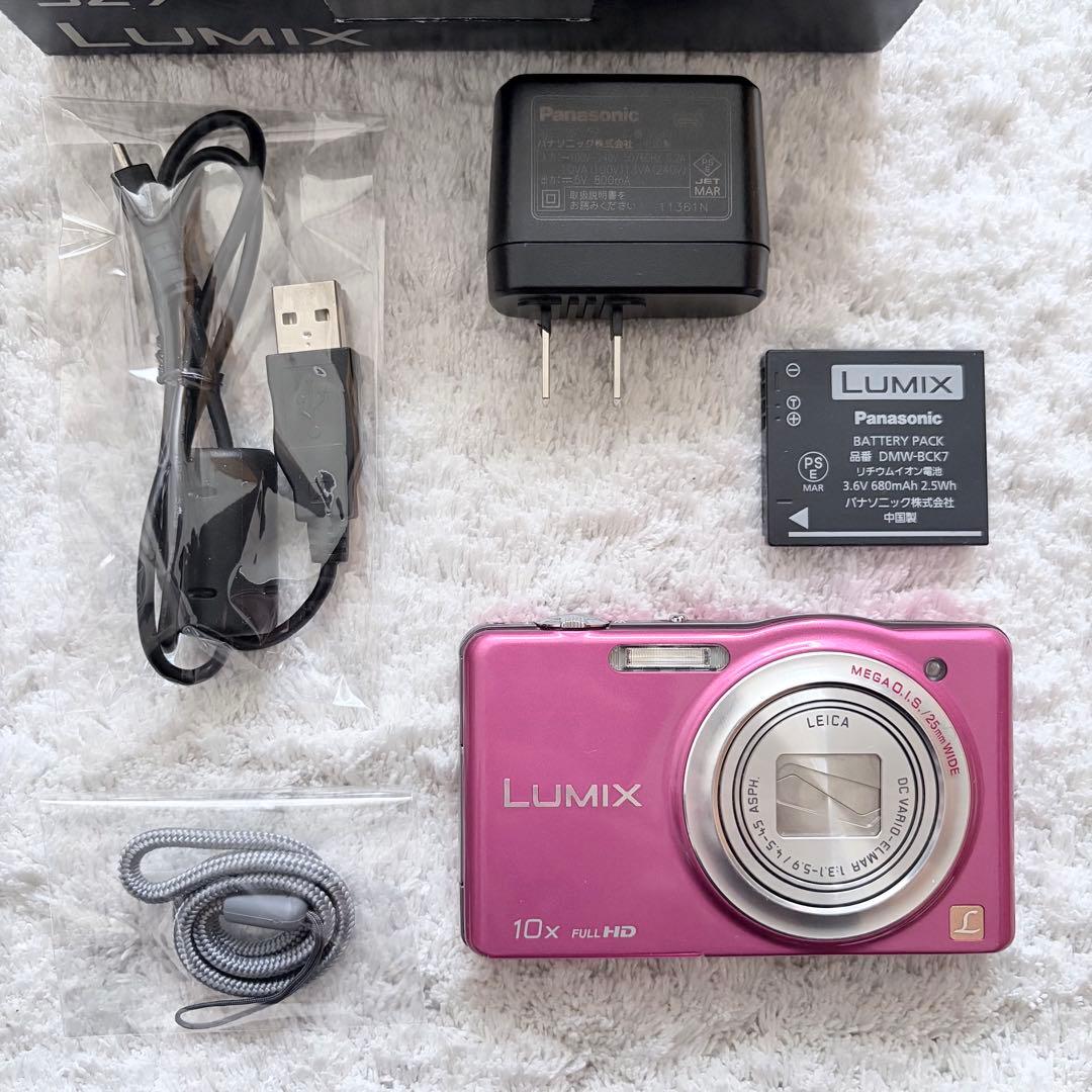 美品【動作確認済】Panasonic パナソニック LUMIX DMC-SZ7
