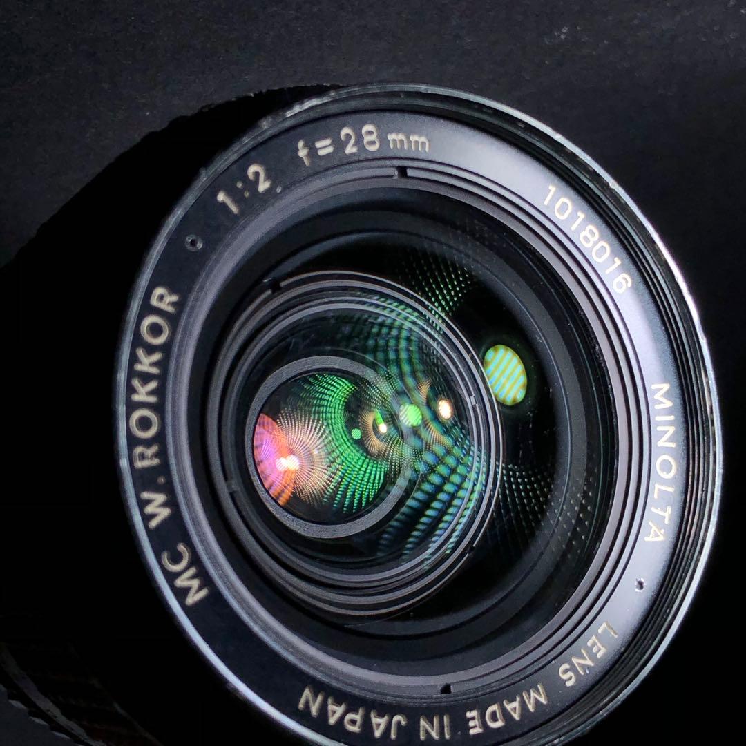 初期ロット？MINOLTA MC W.ROKKOR 28mm f2