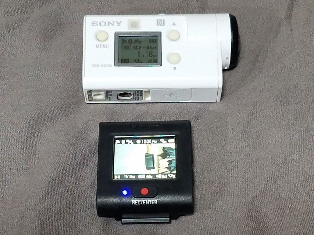 SONY アクションカム FDR-3000R 三脚他付 4K ビデオカメラ 配信