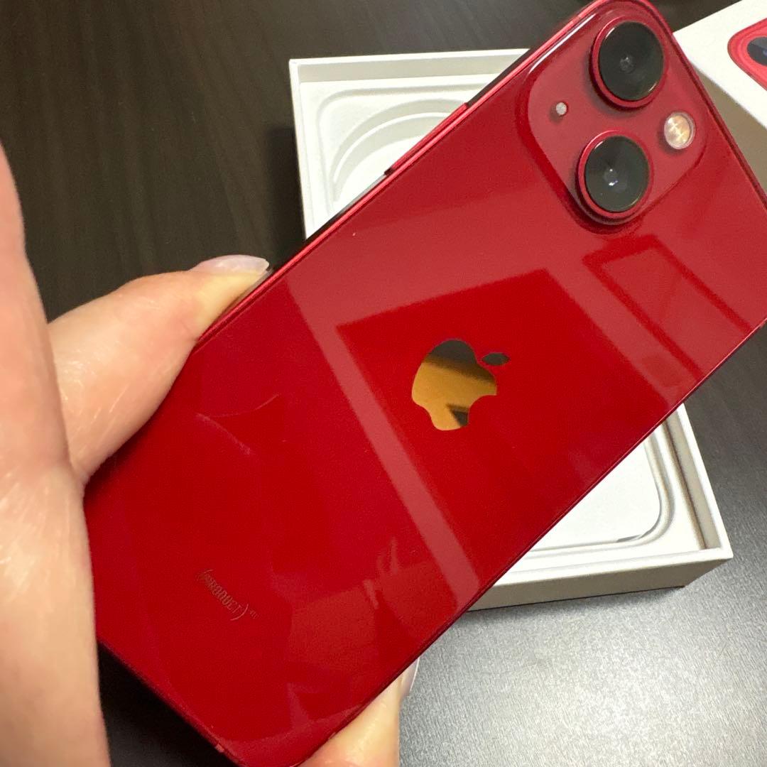 iPhone 13 mini RED 128GB SIMフリー 中古美品