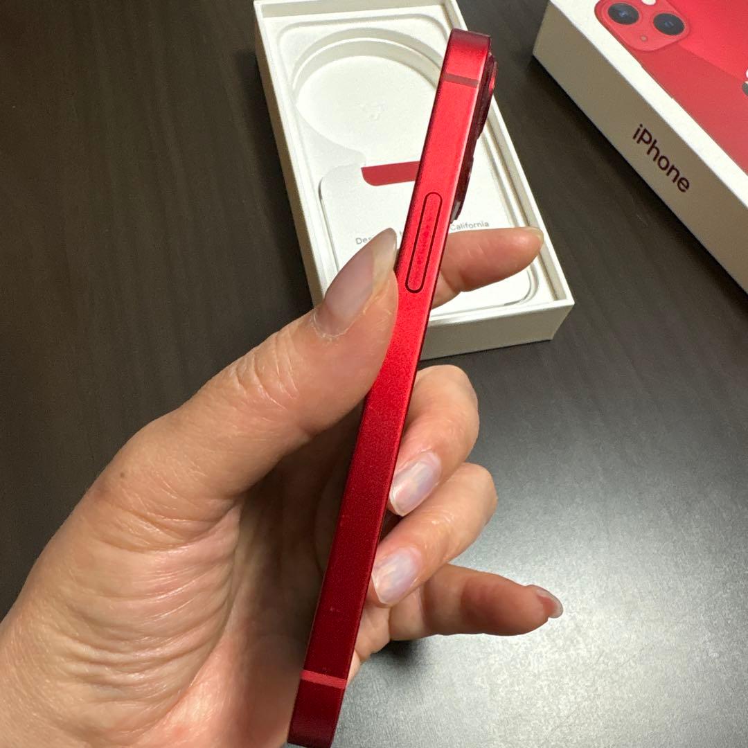 iPhone 13 mini RED 128GB SIMフリー 中古美品