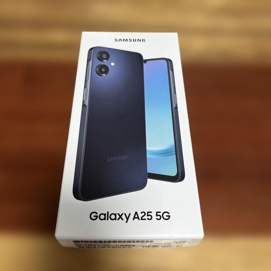 新品 Samsung Galaxy A25 5G ブラック　simフリー