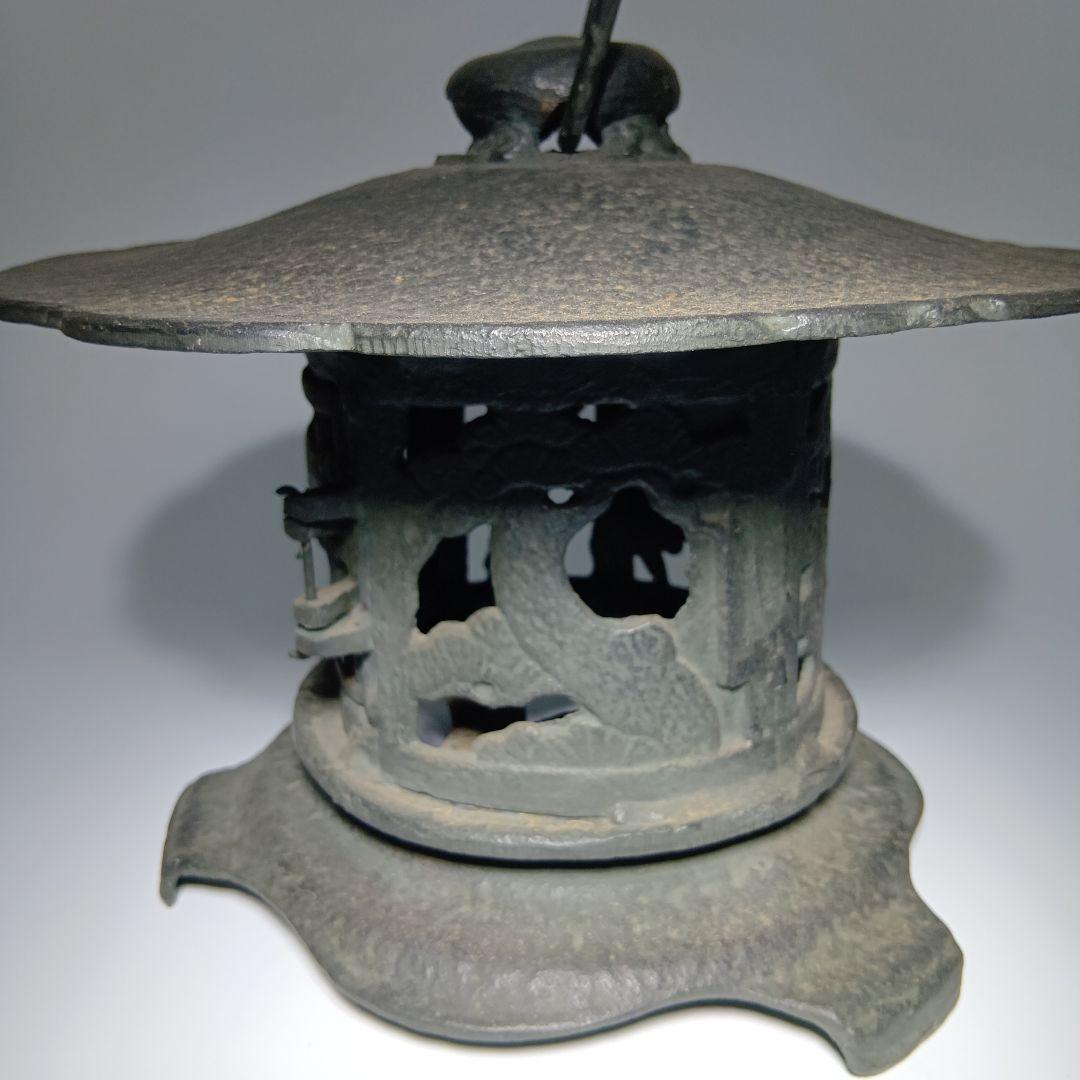 鉄製　吊り灯籠