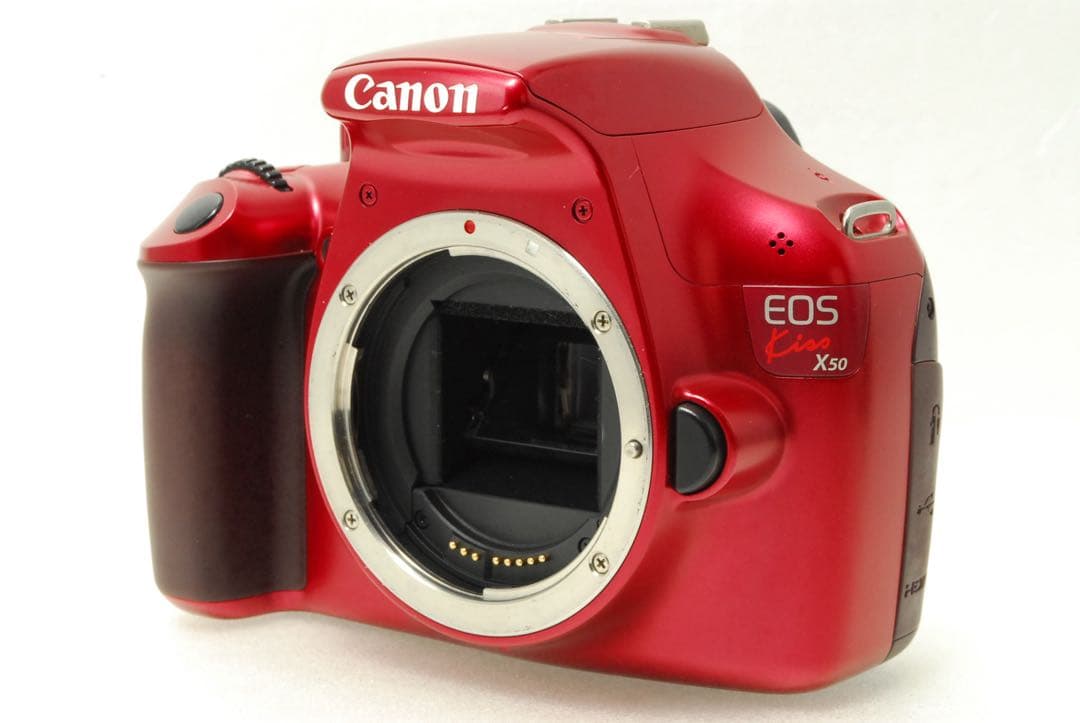Canon EOS Kiss X50 ❤️スマホ転送 一眼レフカメラ レッド