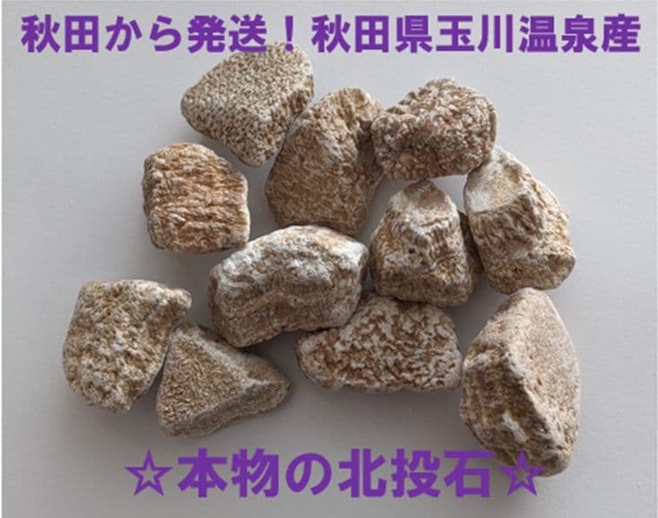 ★秋田発『北投石』１００ｇ④100%本物!! 秋田玉川温泉産 放射線量測定済