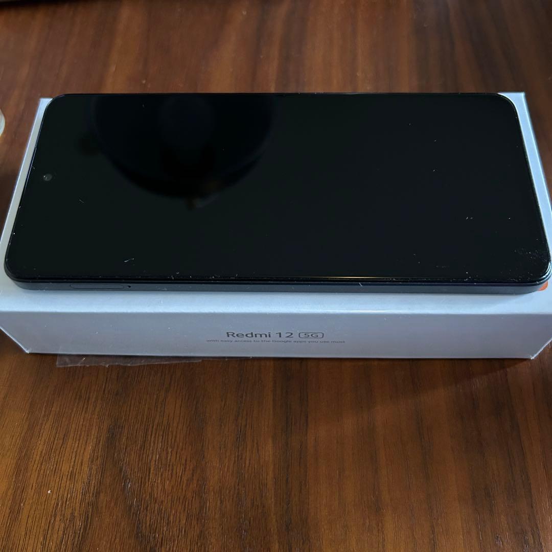 美品　Redmi 12 5G Oppo CP1257 本体、クリアケース付き
