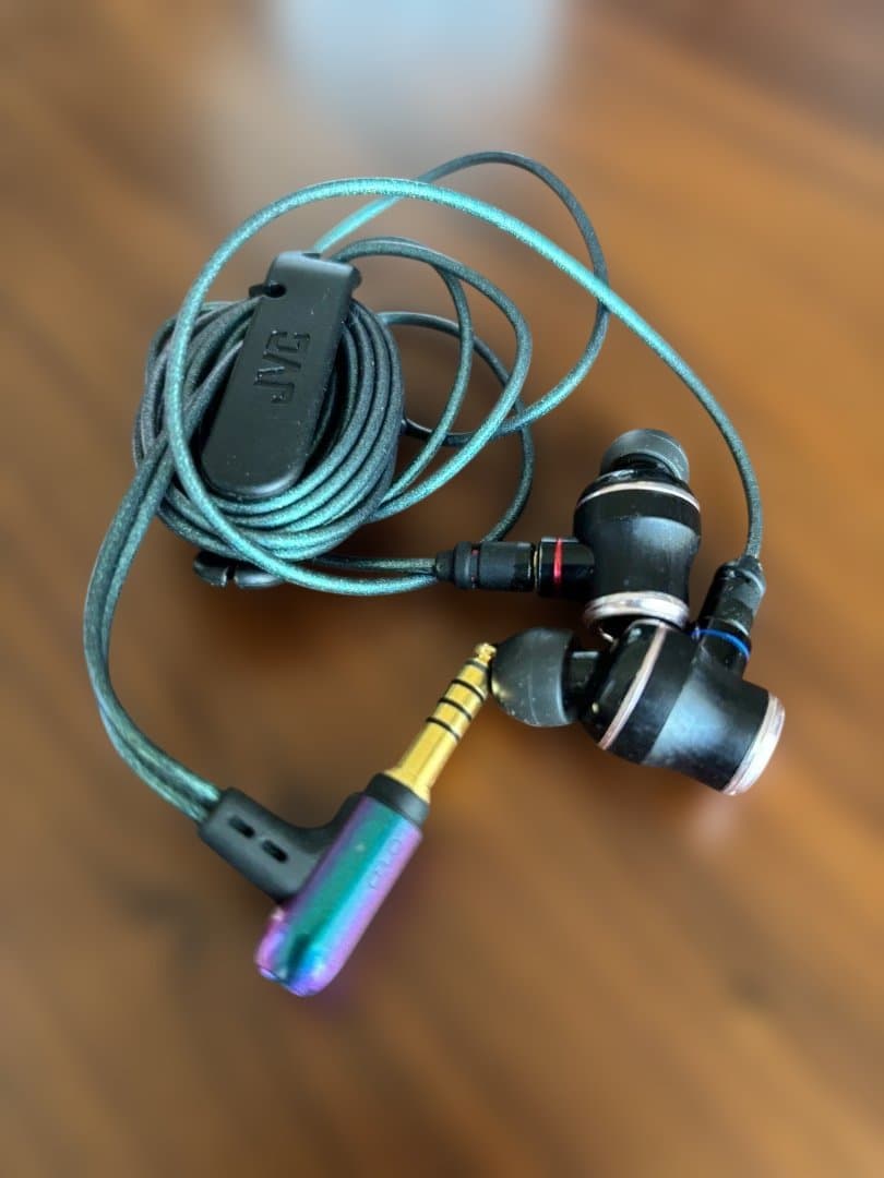 【4.4mmバランス化】JVC HA-FW01 + onso 05 リケーブル済