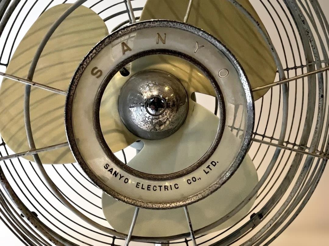 ビンテージ家電　サンヨー扇風機　昭和レトロ　希少品