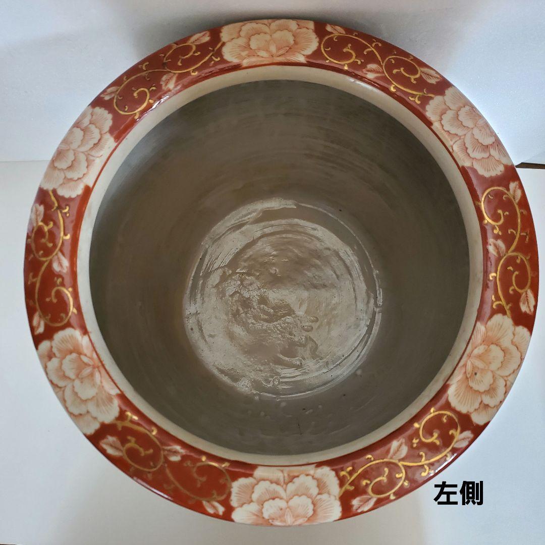 有田焼　十錦　火鉢　金魚鉢　一対