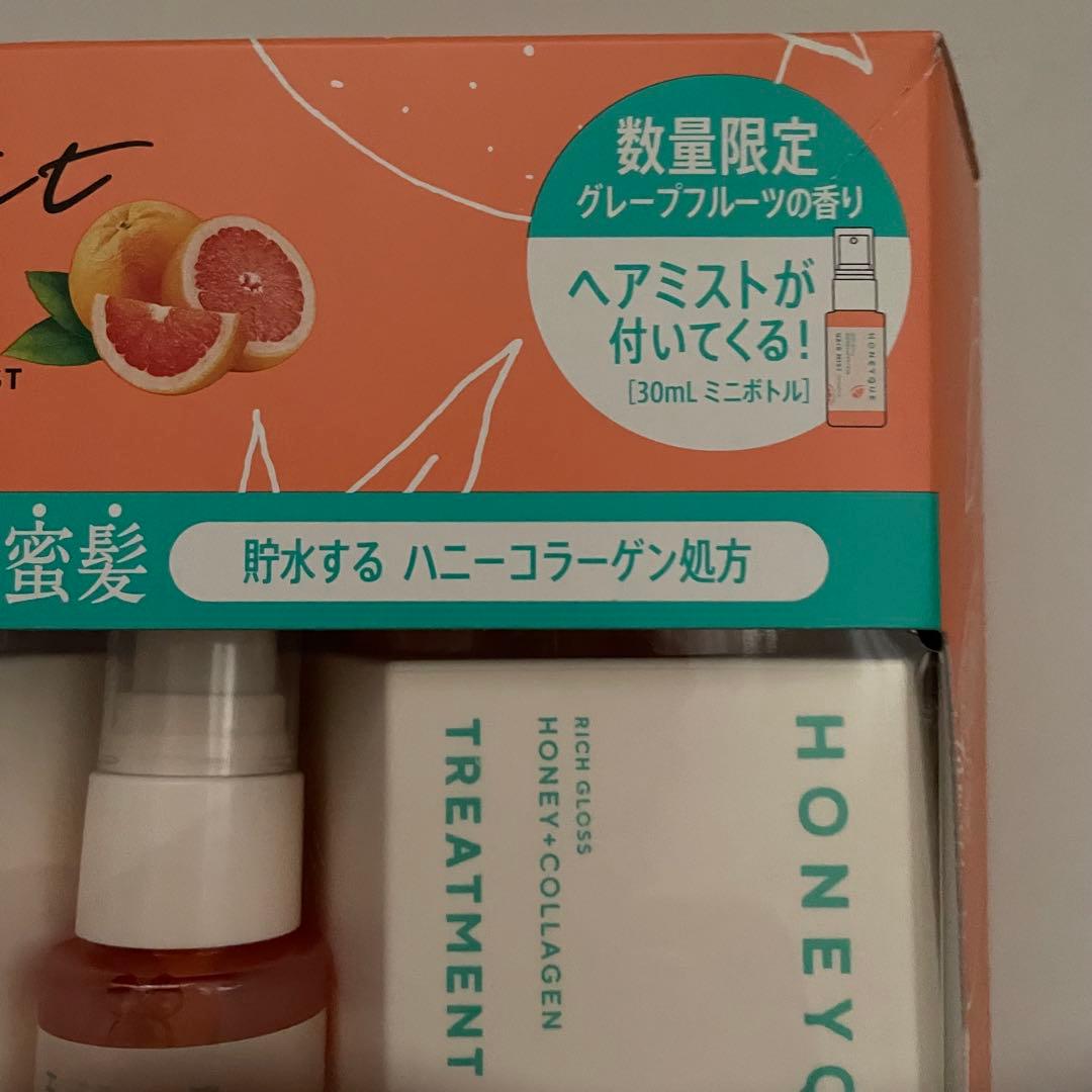 ハニーク シャンプー・トリートメント ミニヘアミスト付き 3個（9点）セット