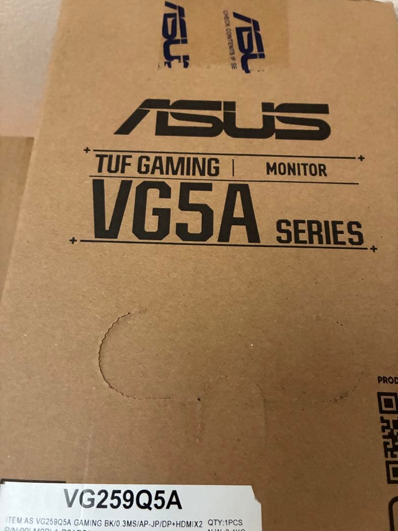 ASUS TUF GAMING VG259Q5A モニター