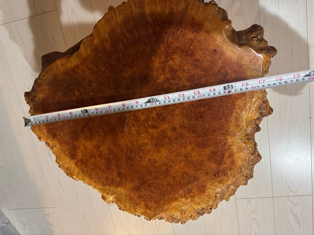 花梨瘤 瘤座卓 一枚板 瘤杢 天然木 カリン