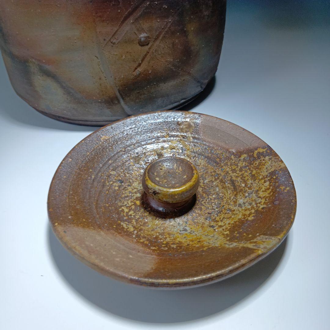 値下げ茶道具　備前焼　金重利陶苑(陶弘)共箱　 備前