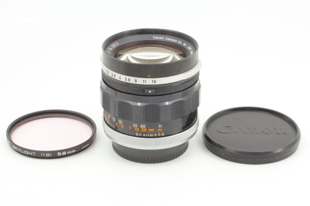 キャノン CANON FL 85mm F/1.8 ポートレイトレンズ l2950