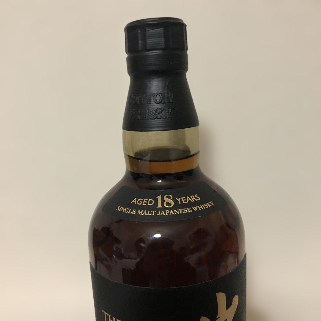 山崎 18年 シングルモルトウイスキー 700ml 箱付
