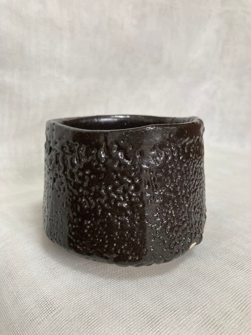 のぶちゃん専用山田正和／引き出し黒茶碗／A81