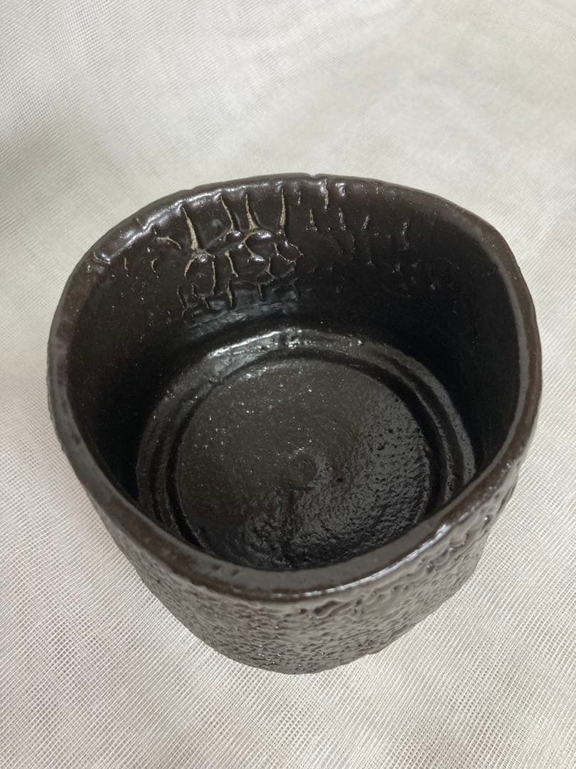 のぶちゃん専用山田正和／引き出し黒茶碗／A81