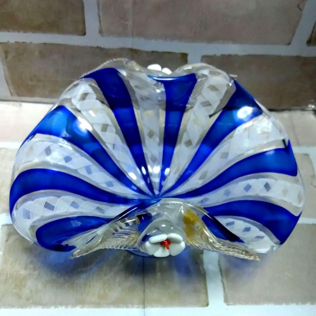 ベネチアンガラス　MURANO　ムラノ コンポート　器