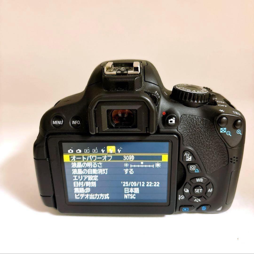 Canon EOS kiss x6i 超望遠　ダブルズームレンズ　美品
