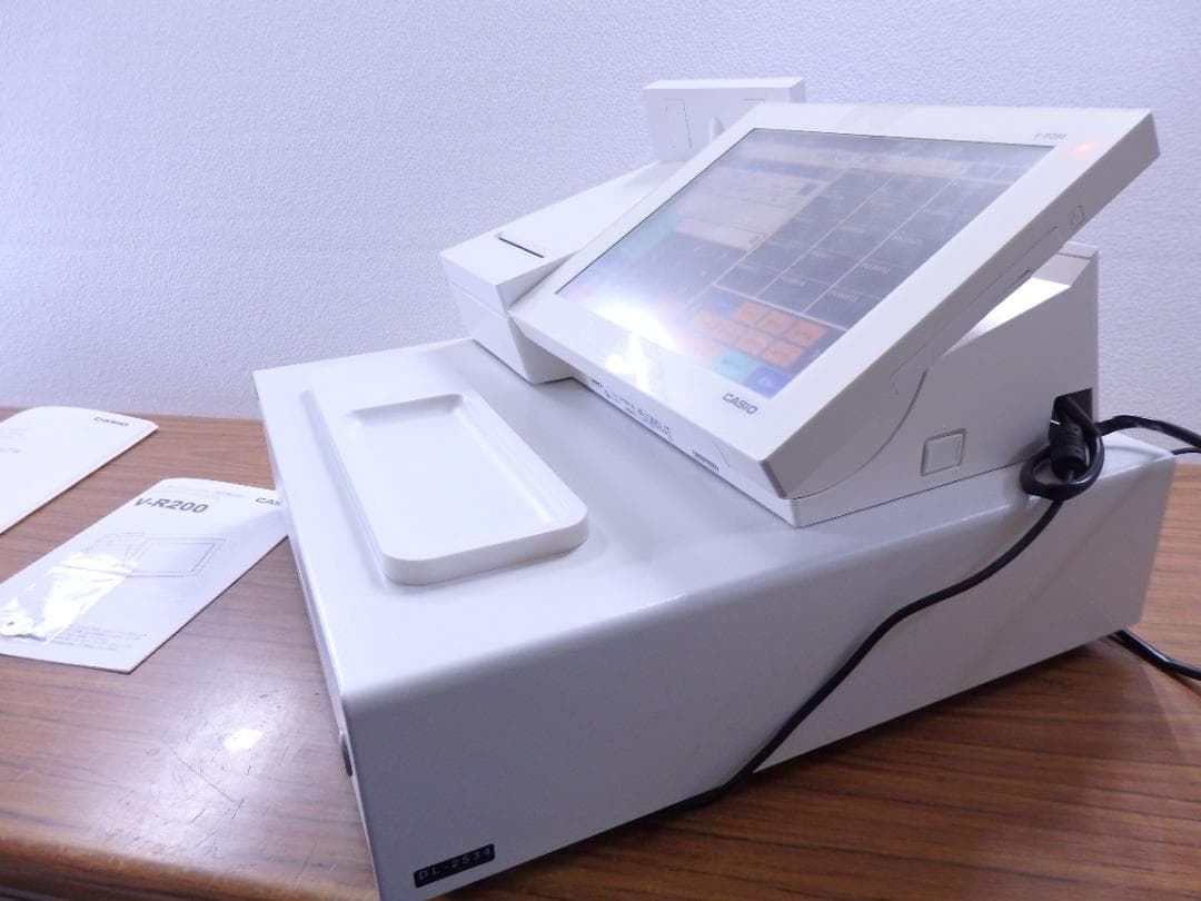 5230 店名等設定無料 V-R200 レジスター 10.4型タッチパネル