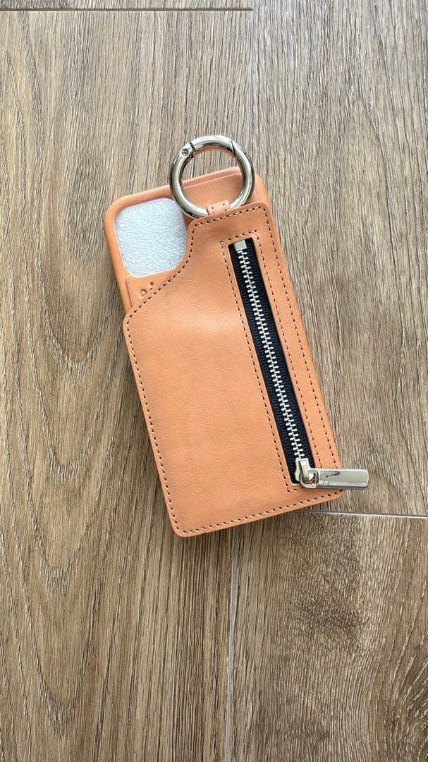 ajew iPhone12.12Pro レザー beige 新品未使用