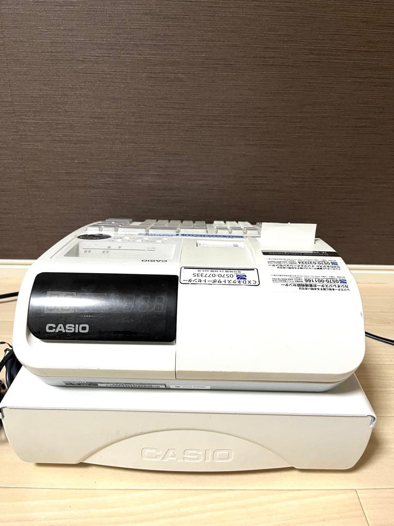 【廃盤・希少】CASIO 電子レジスター TE-2800 本体　レジ