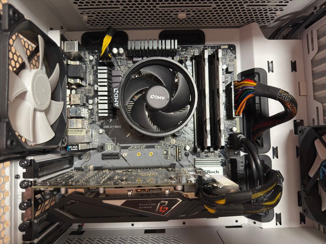 【箱有】FractalDesign自作PC(Ryzen/RX570)ストレージ無