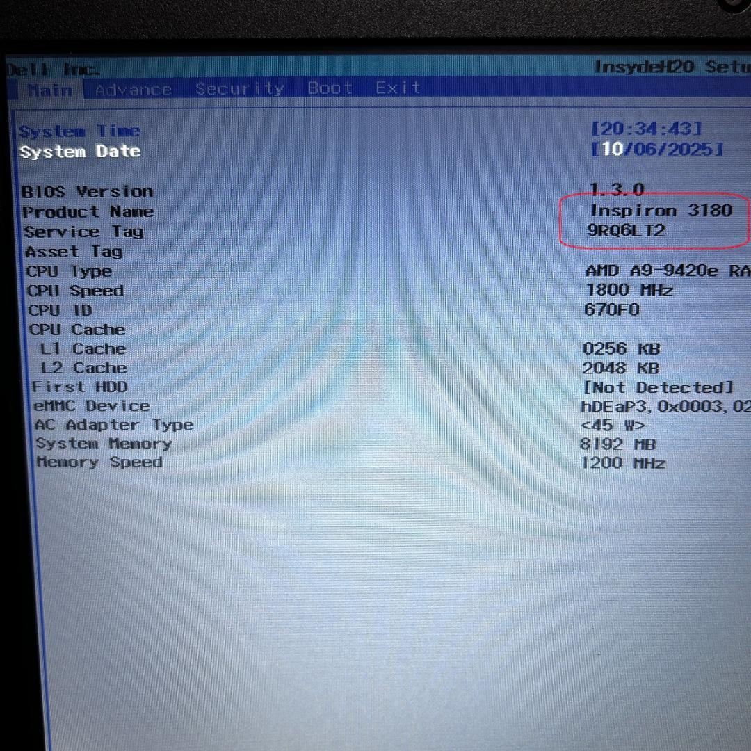 DELL Inspiron 11 3180 (8GBメモリ)