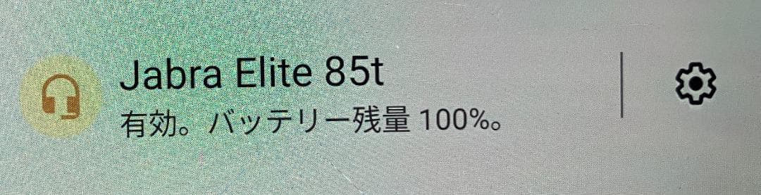 Jabra ELITE85t（Grey） 動作品　一式出品