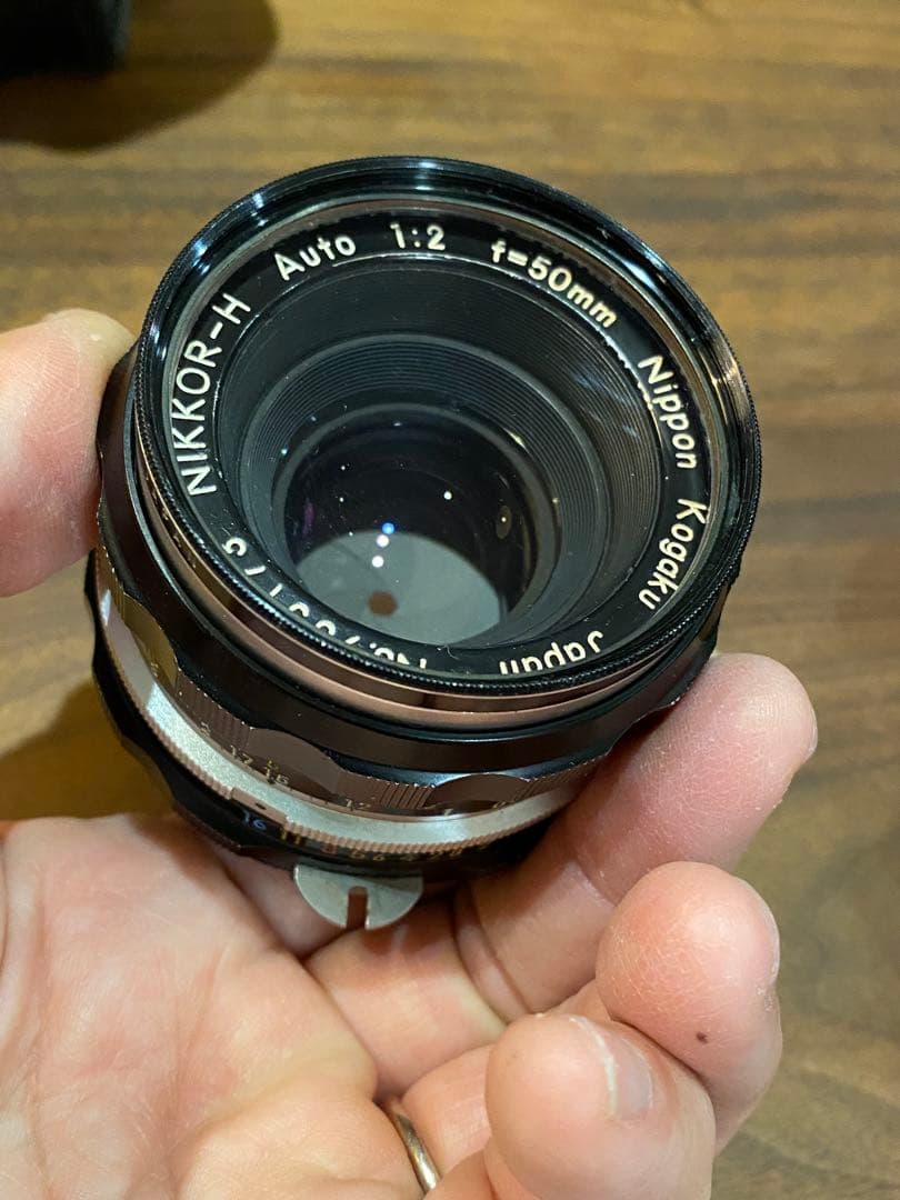 Nikon F E10 フィルム一眼レフ　ニッコール50 1:2 動作品