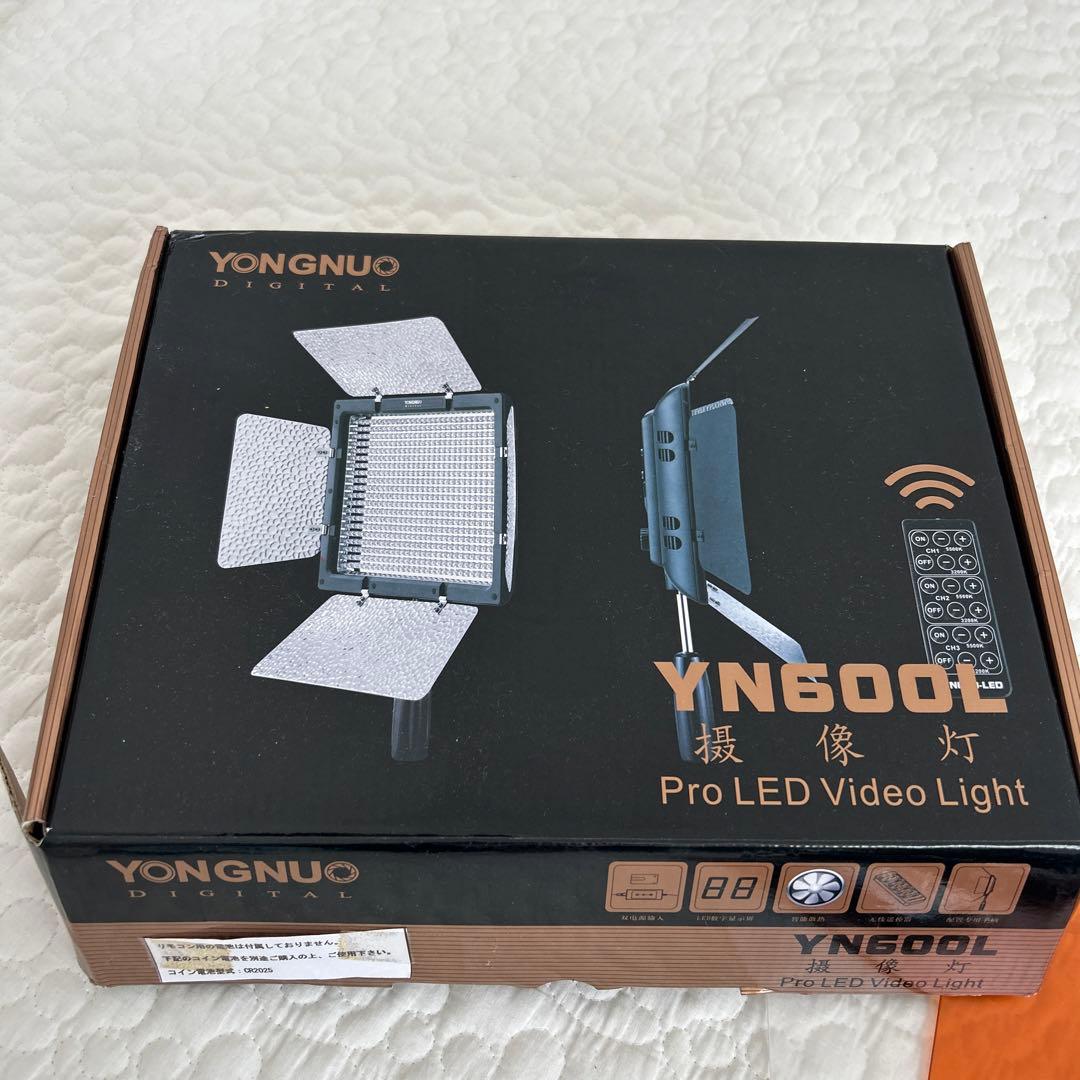 動画撮影に！YN-600 ledカメラライトvebon ex-440 三脚セット
