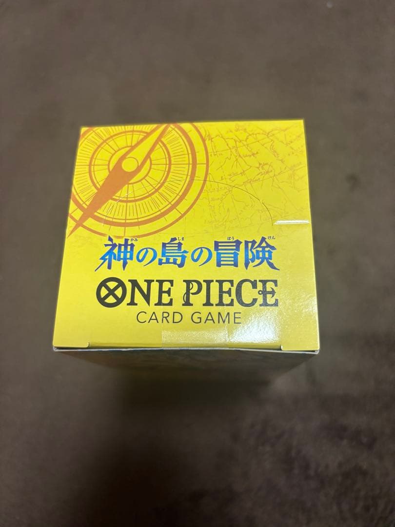 【新品　未開封】テープ付き ワンピースカード　神の島の冒険　1BOX