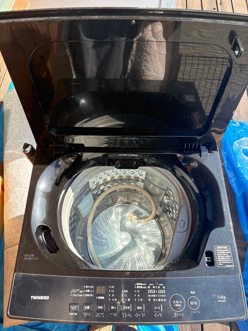 縦型洗濯機 5.5kg WM-ED55B TWINBIRD 2025年製