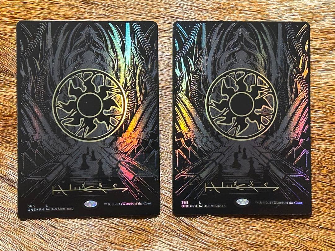 MTG 基本土地 各種2枚セット オイルスリック Foil