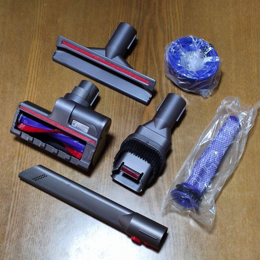ダイソンV8SV10掃除機＋マキタ18vアダプターセット完全分解清掃済み 動作品