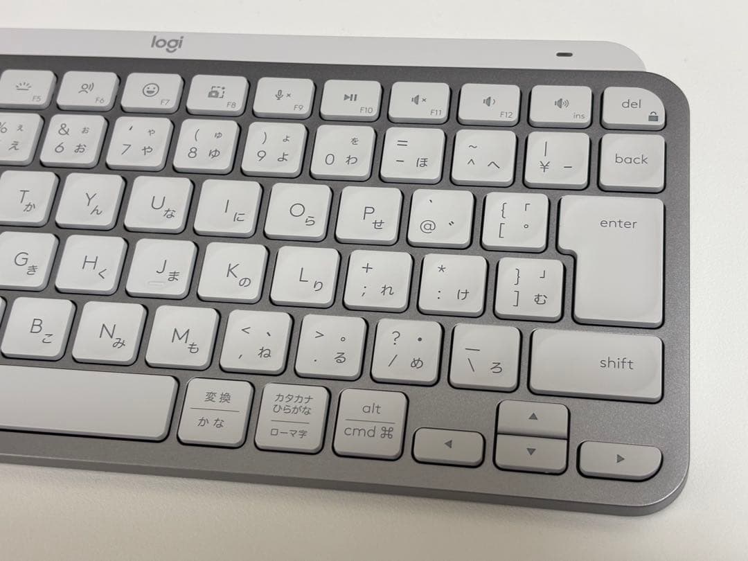 【美品】ロジクール MX KEYS mini KX700 ペイルグレイ