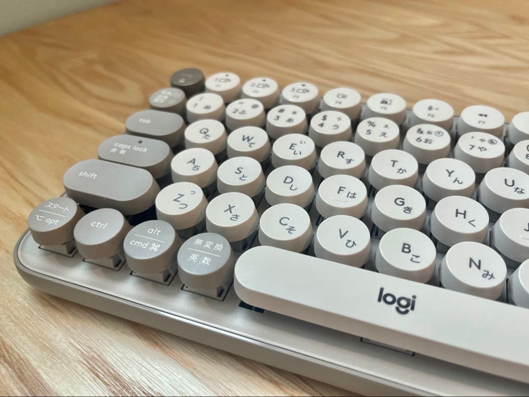 Logicool POP KEYS ワイヤレス キーボード グレージュ