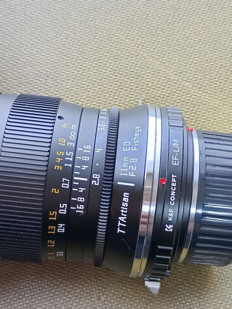 値下げ TTArtisan 11mm F2.8 フィッシュアイレンズ
