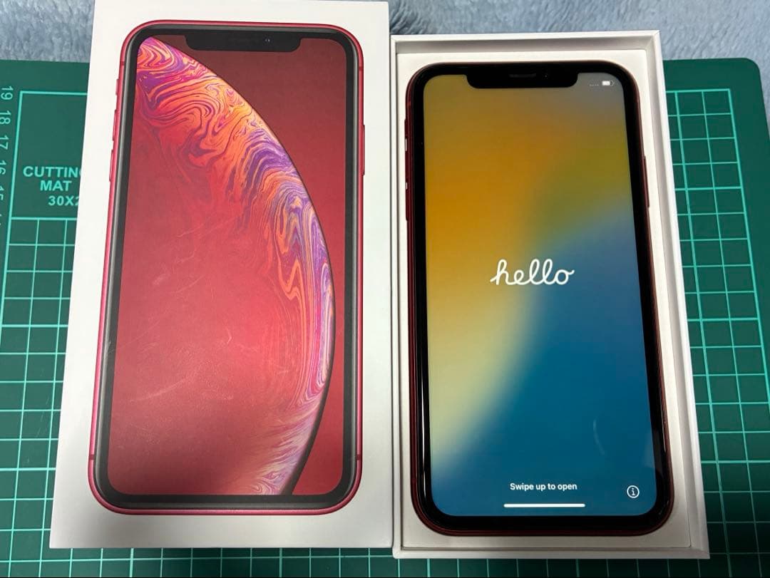 【美品】iPhone XR 64GB レッド　バッテリー交換