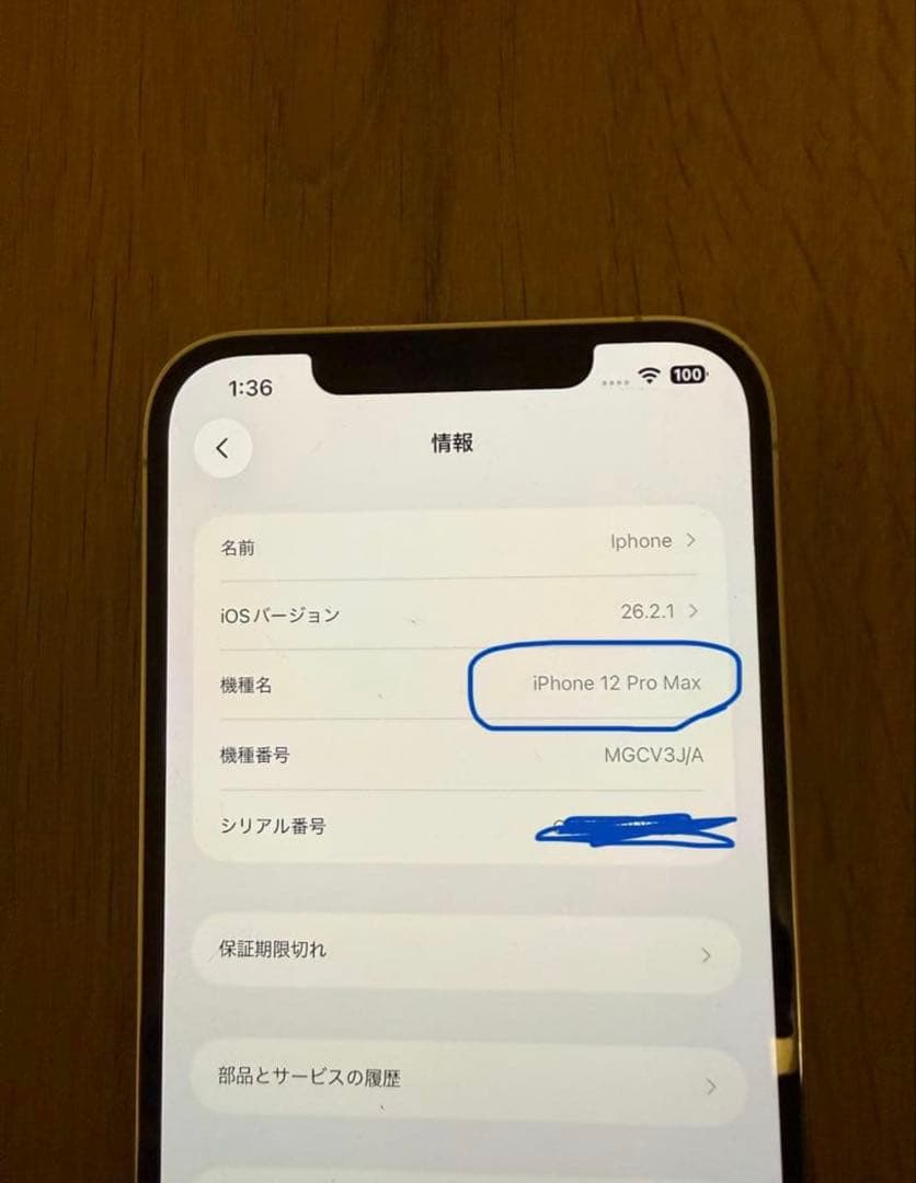 iPhone 12 Pro Max 128GB 匿名発送　動作不具合無し
